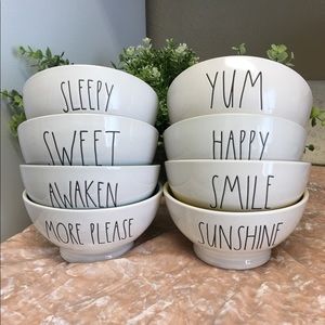 Rae Dunn Bowls Set Of 8